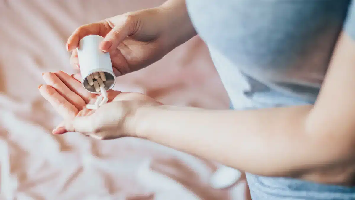 Vyvanse vs Adderall for Women? What Every Woman with ADHD Must Know - In Focus First Psychiatry Woman discussing Vyvanse vs Adderall for women with ADHD during telehealth appointment.